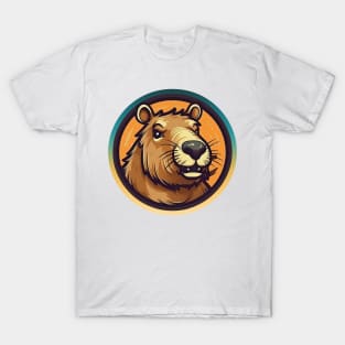 Handsome cartoon capybara T-Shirt